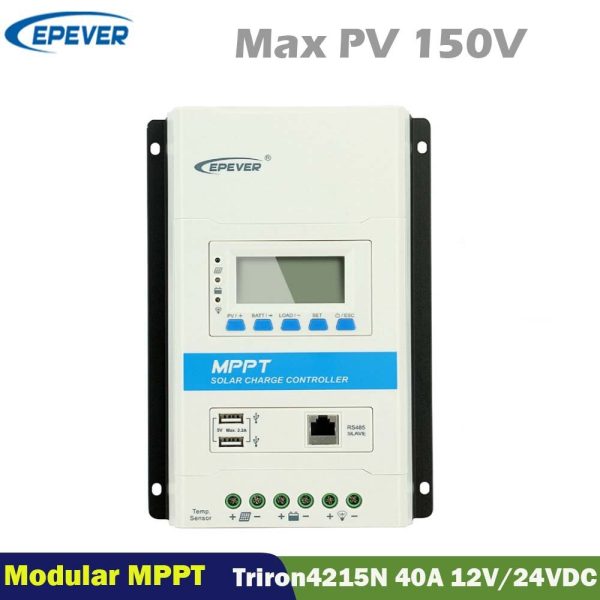 CONTROLADOR CARGA MPPT 40A  Eperver  XTRA 3215N - Image 2
