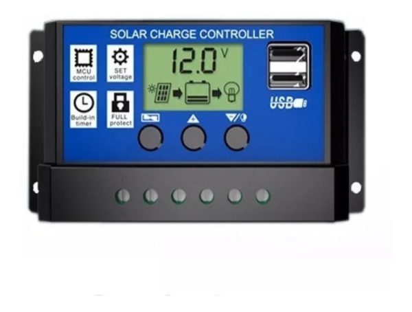 Controlador De Carga PWM 12Volts ou 24Volts