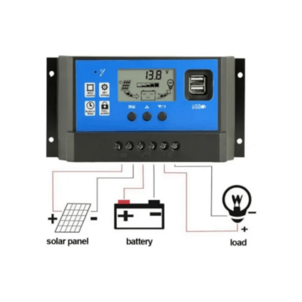 Controlador De Carga PWM 12Volts ou 24Volts - Imagem 2