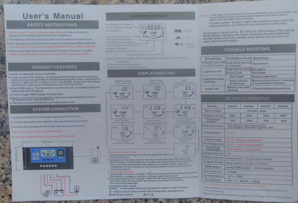 Controlador De Carga PWM 12Volts ou 24Volts - Imagem 5