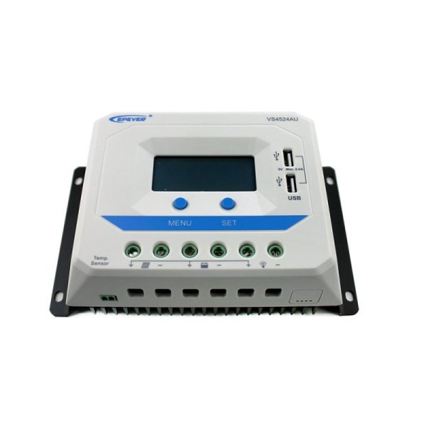 Controlador de Carga PWM 30A 12/24V - Epever Viewstar VS3024AU - Imagem 4