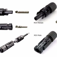 Conector MC4 Par Para cabos de 4 e 6mm
