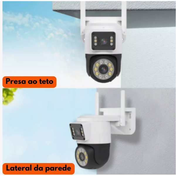 Câmera Dupla IP alarme  vídeo porteiro WT2504 - Image 5