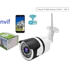 Camera Ip Externa Ip66 de Seguranca WIFI a Prova D'agua 1080p - App Yoosee