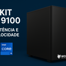 Computador / PC KIT I3 9100/H310/SSD240/8GBDDR4/GAB/FONTE/CABO