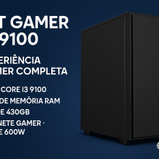 Computador / PC KIT I3 9100/H310/SSD480/16GB/GABGAMER C/FAN/FONTE600W/CABO