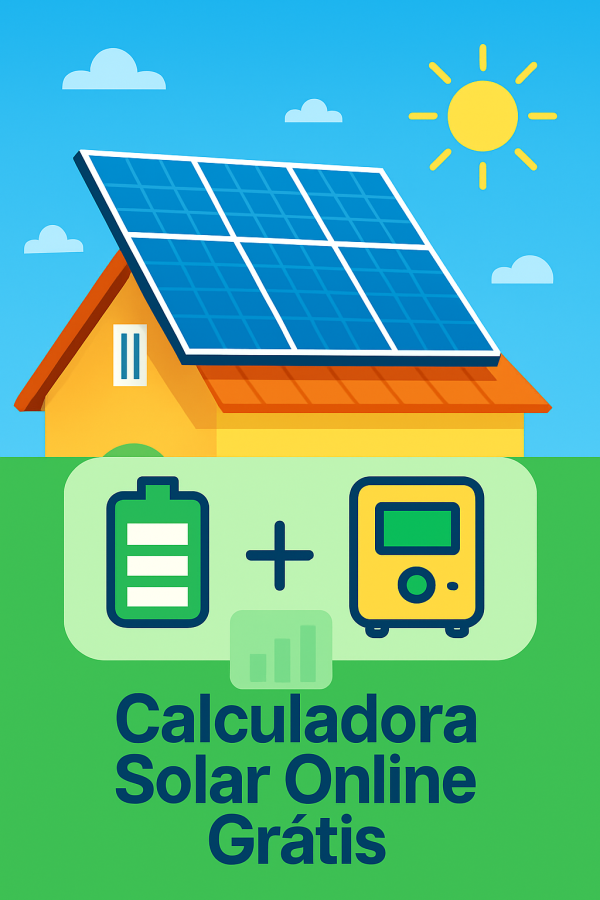 Calculadora Solar - Calcule os componente de seu sistema solar Híbrido ou Off-Grid